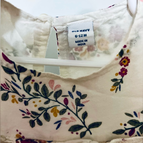 Old Navy Floral Dress 6-12 months - Picture 3 of 3